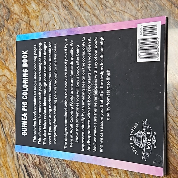 Book - Guinea Pig Coloring Book - Picture 2 of 4